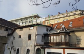 Dozidava sejne sobe na terasi objekta, Mala ulica 5, Ljubljana